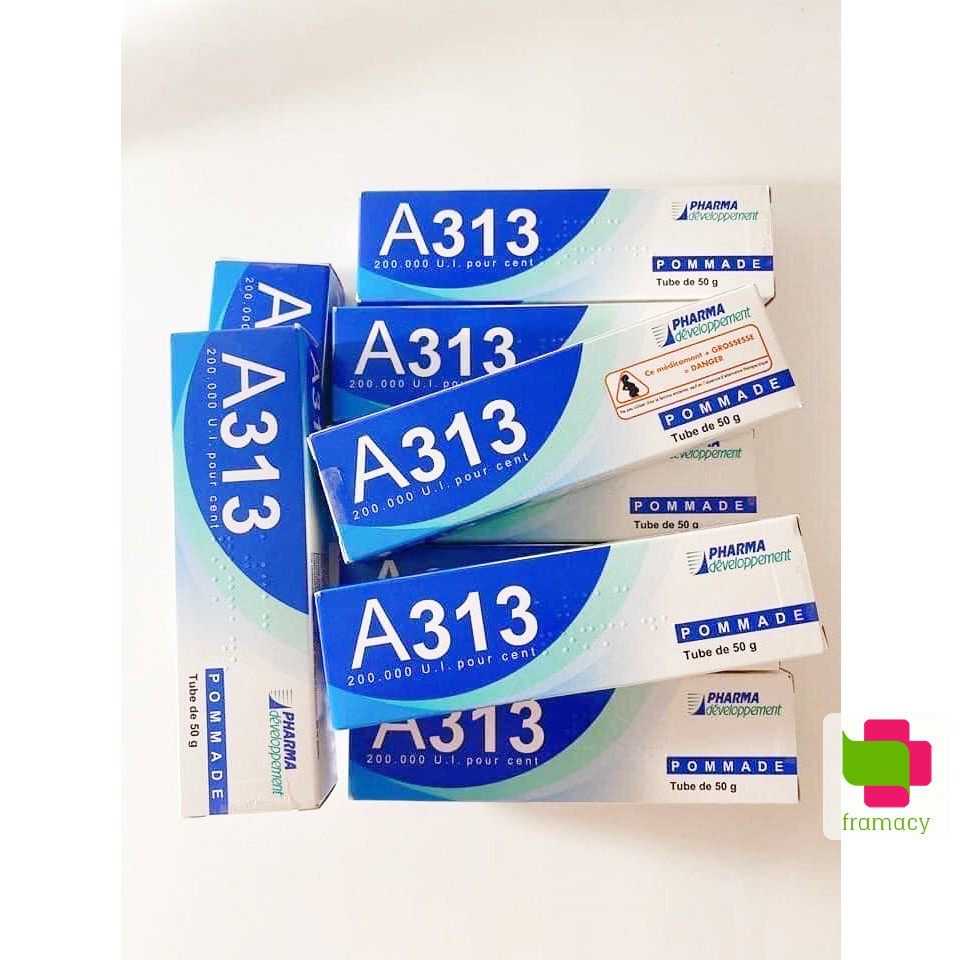 Kem A313 Pommade Retinol, Pháp (50g dạng mỡ) giảm mụn, xóa mờ vết thâm, giảm lão hóa hiệu quả