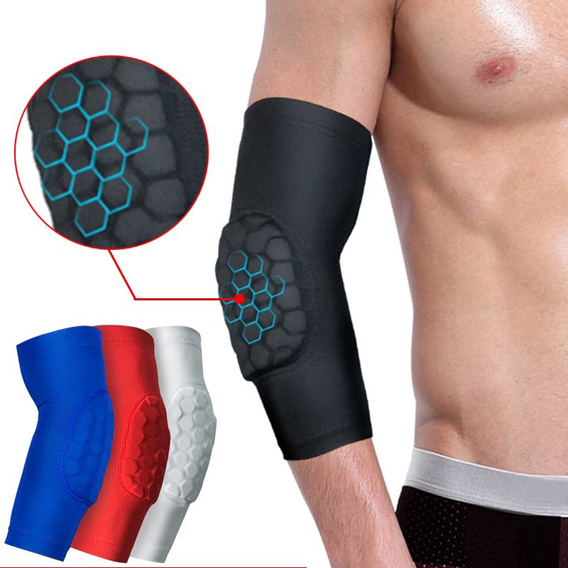 Găng đeo có đệm bảo vệ đầu gối/ khuỷu tay khi chơi thể thao tiện dụng