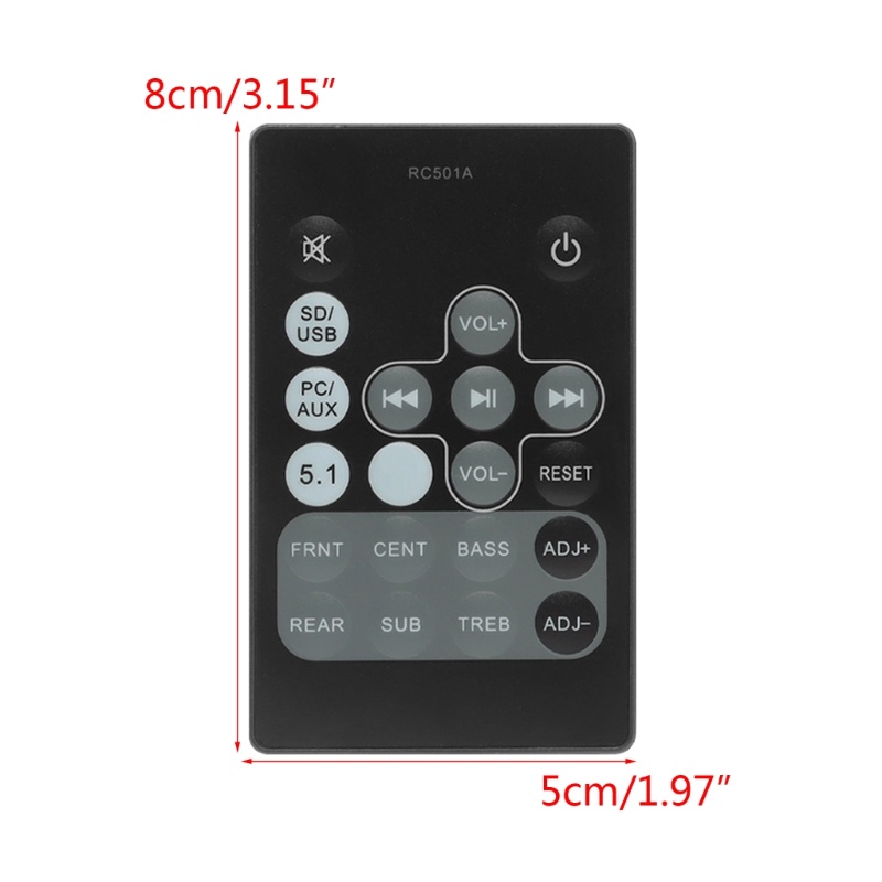 Điều Khiển Từ Xa Thay Thế Chuyên Dụng Cho Máy Tạo Âm Thanh R501A RC501 R501TIII
