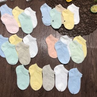 Set 5 đôi tất lưới mùa hè cho bé