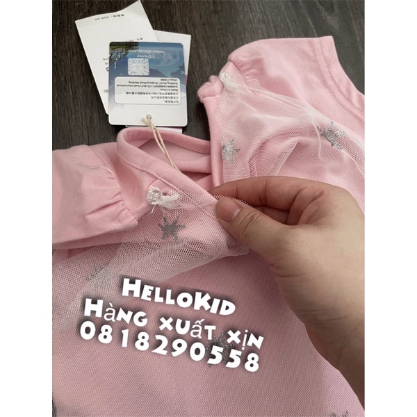 B207 - Bộ elsa hồng chân váy tutu bé gái