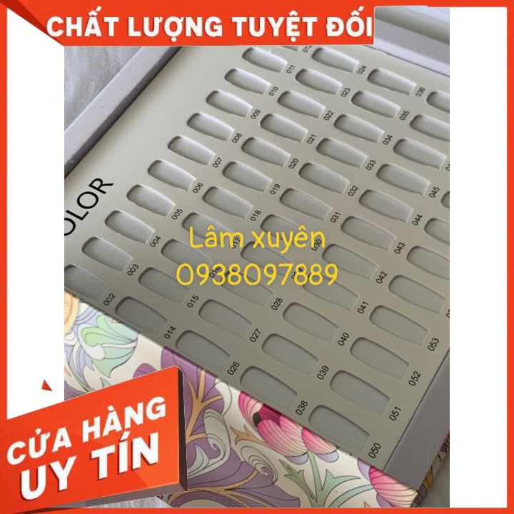 Sổ bảng màu móng mẫu❌FREESHIP❌làm màu sơn, có đánh số từ, trang trí màu sơn, sản phẩm của thợ nail chuyên nghiệp 120 màu