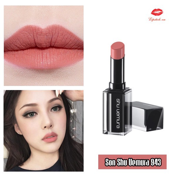 Shu Uemura- Son Rouge Unlimited Matte lipstick M BG 943 - 3.0 g