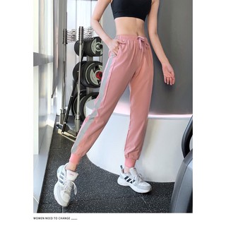 Quần dài kaki nữ, quần jogger nữ, viền line phản quang cực cá tính( kèm ảnh thật)