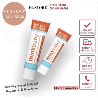 [BILL US - EL STORE] Kem chống nắng vật lý Thinkbaby SPF 50+dùng được cho bà bầu và trẻ nhỏ