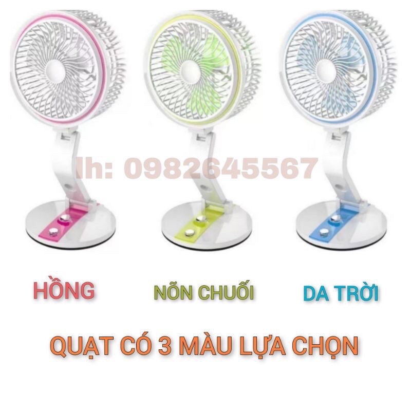 QUẠT SẠC TÍCH ĐIỆN GẤP GỌN XOAY 180 ĐỘ,QUẠT TÍCH ĐIỆN ĐỂ BÀN MINI CHUYÊN DÙNG CHO NHÂN VIÊN VĂN PHÒNG,QUẠT CHO BÉ