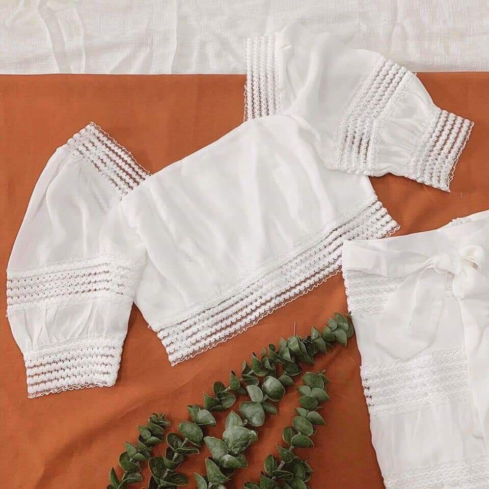 Set áo croptop phối chân váy đuôi cá siêu xinh hàng cao cấp | BigBuy360 - bigbuy360.vn