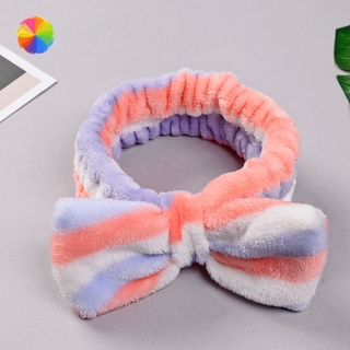 Băng đô vải mềm mịn có thắt nơ theo phong cách Hàn Quốc