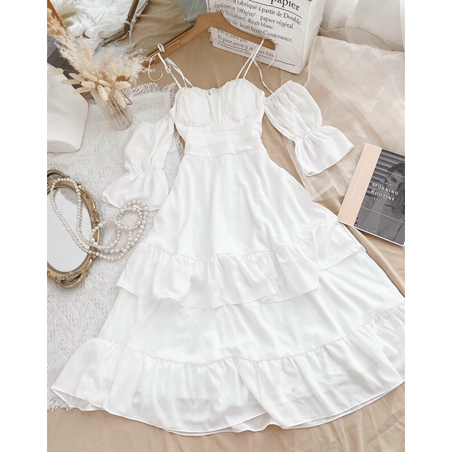 MAXI VOAN BÈO TẦNG VOAN 2 LỚP