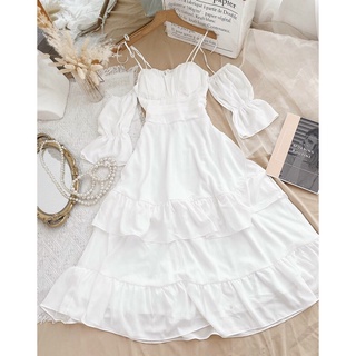 MAXI VOAN BÈO TẦNG VOAN 2 LỚP