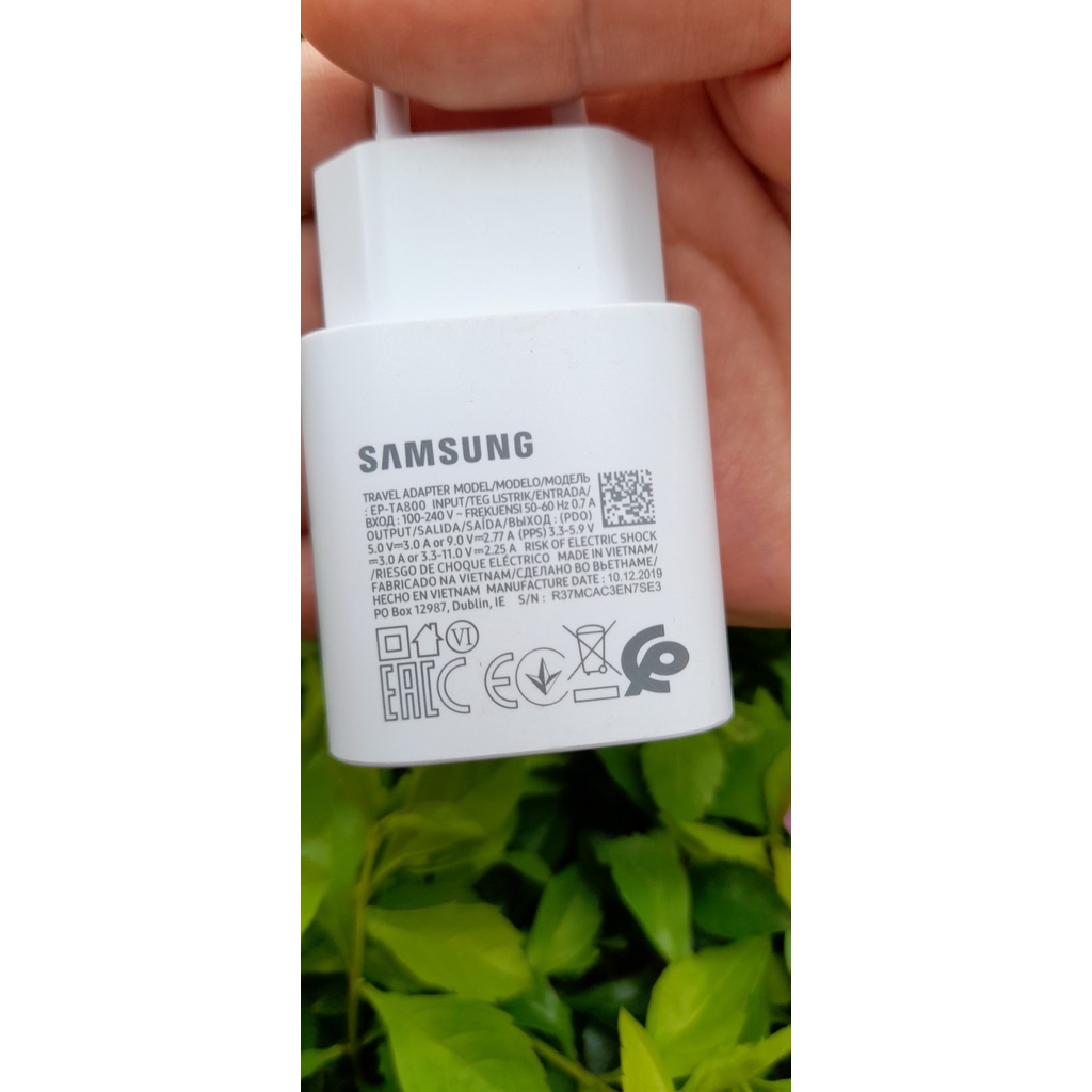 Củ sạc Samsung 25W - Sạc nhanh Samsung chính hãng - Bảo hành 12 tháng