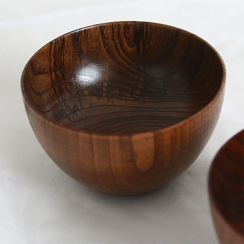 Bộ 4 Tô Gỗ Ăn Súp Thiết Kế Đơn Giản Sáng Tạo