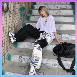 Quần Ulzzang Ống Siêu Rộng, Deco Siêu Hot Hit [🍑Order 10-12 ngày]