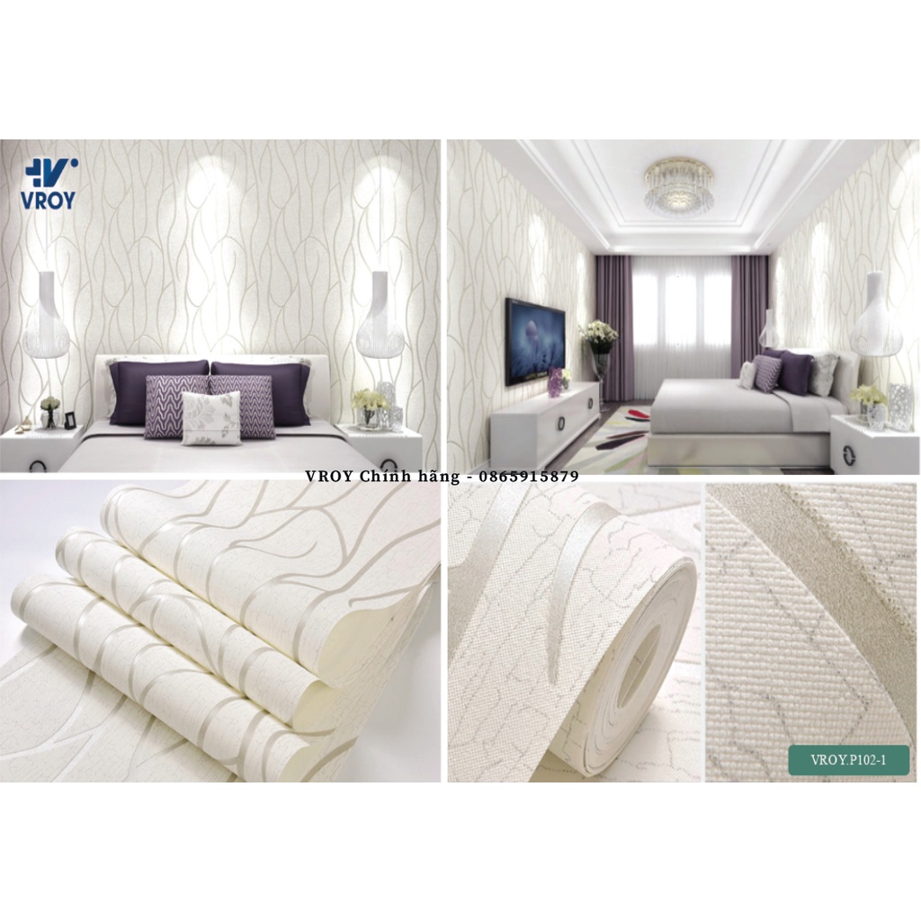 ĐỒNG GIÁ 149k Giấy dán tường Hiện đại, vân dọc cách điệu, dày dặn. Dùng keo sữa