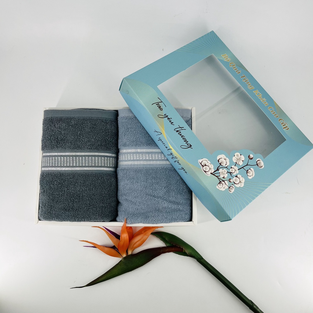 BỘ COMBO Khăn Tắm Cotton Thiện Phú Bộ LL362, Khăn Tắm Cao cấp Tiện Lợi Freeship