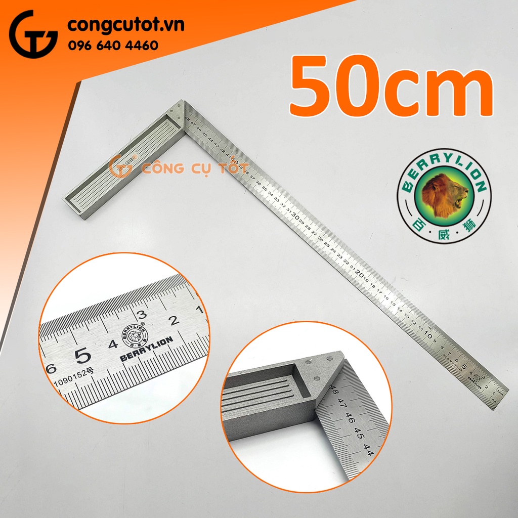 Thước vuông Berrylion 50cm