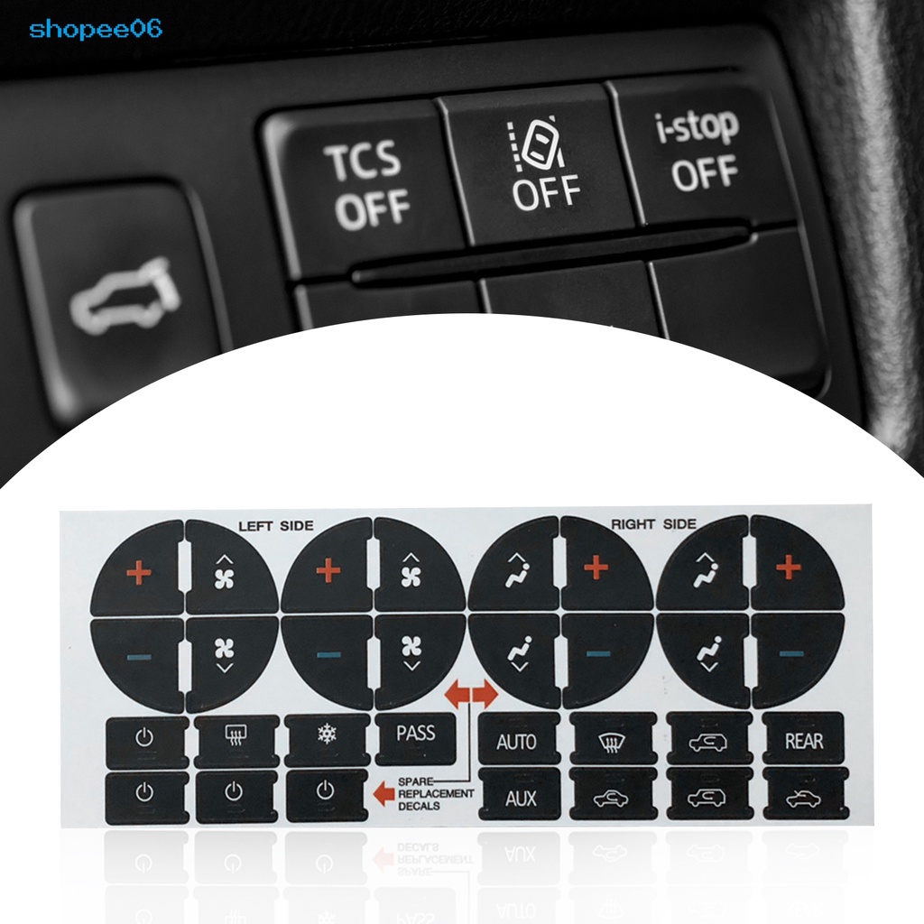 Miếng dán nút bấm điều khiển xe hơi độ dính cao