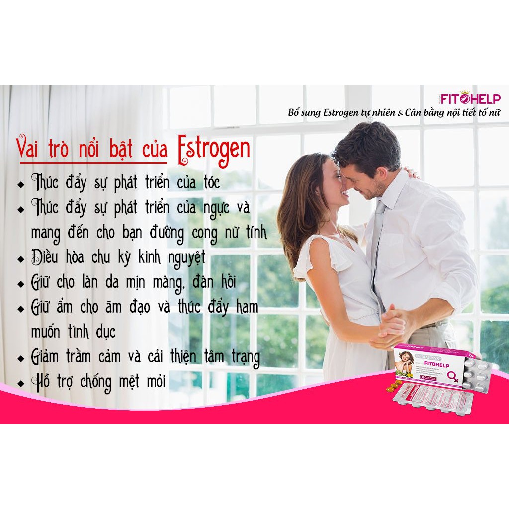 MARNYS FITOHELP - Viên uống bổ sung estrogen & cân bằng nội tiết tố nữ.