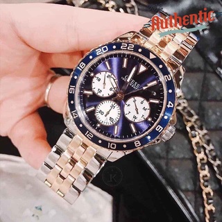 Đồng Hồ Nam Guess Odyssey Blue Dial Two-Tone W1107G3