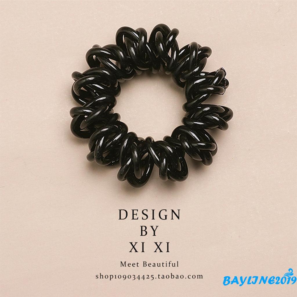 Dây buộc tóc điện thoại dạng xoắn ốc cho nữ