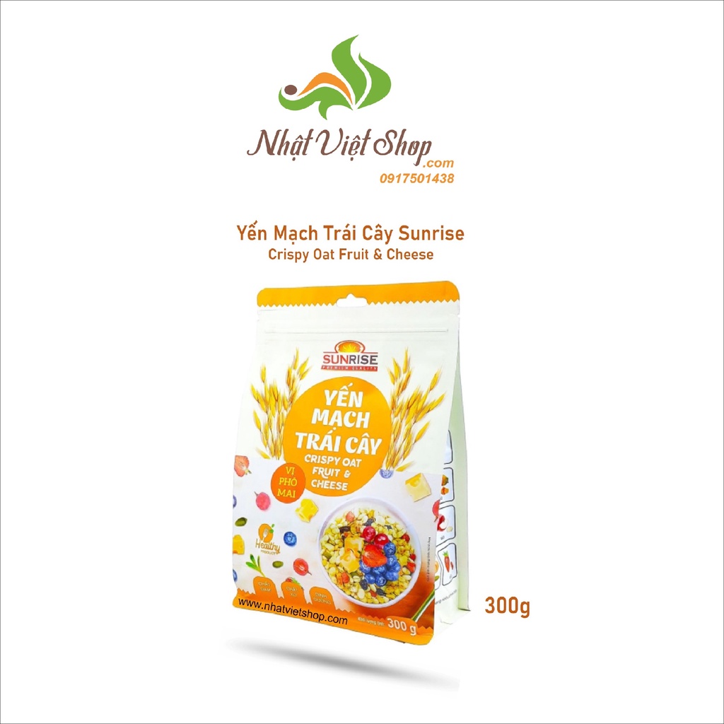 Ngũ Cốc Yến Mạch Trái Cây Sunrise 300g