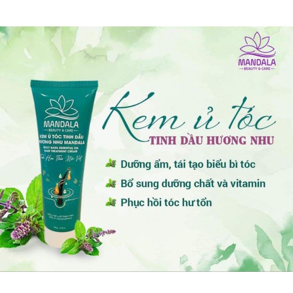 Dầu Xả Thảo Dược Mandala Kem Ủ Tóc Mặt Nạ Tóc Dưỡng Tóc Mềm Mượt Dày Bồng Chắc Khoẻ | BigBuy360 - bigbuy360.vn