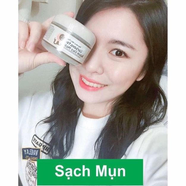Một Hũ Mặt Nạ Bì Heo Đất Sét Thải Độc Cho Da Carbonated Bubble Clay Mask Hàng Nội Địa Trung