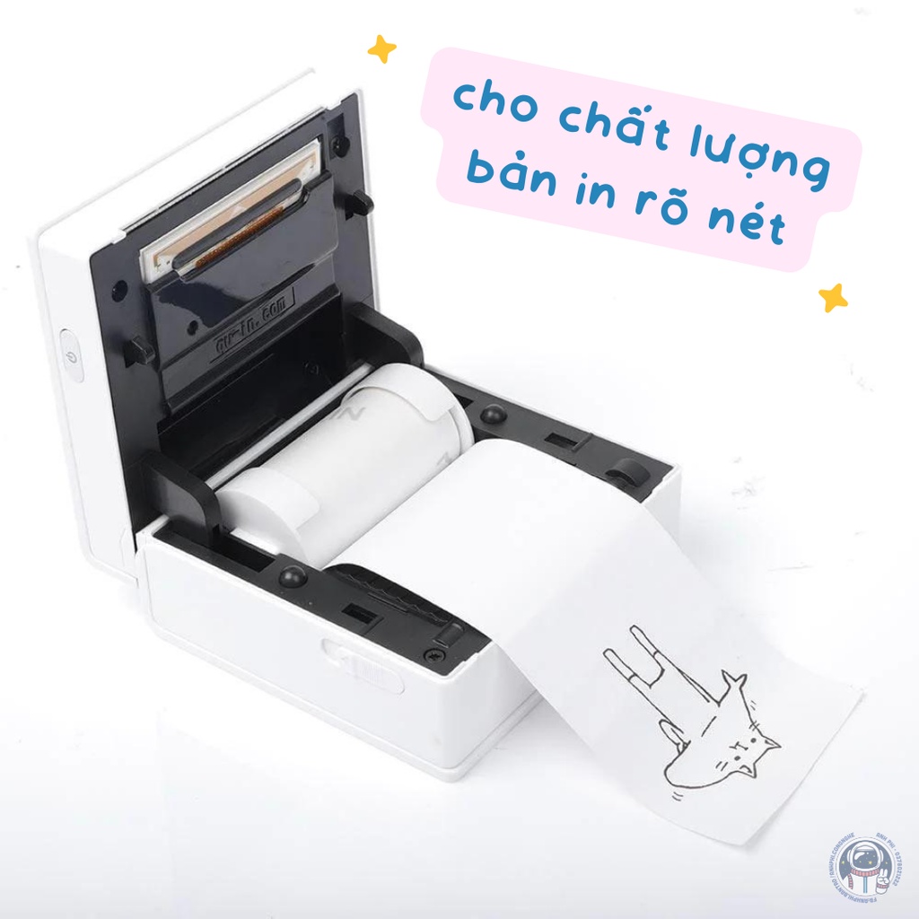 Giấy In Nhiệt Chính Hãng Phomemo Có Sẵn Lớp Keo Tự Dán