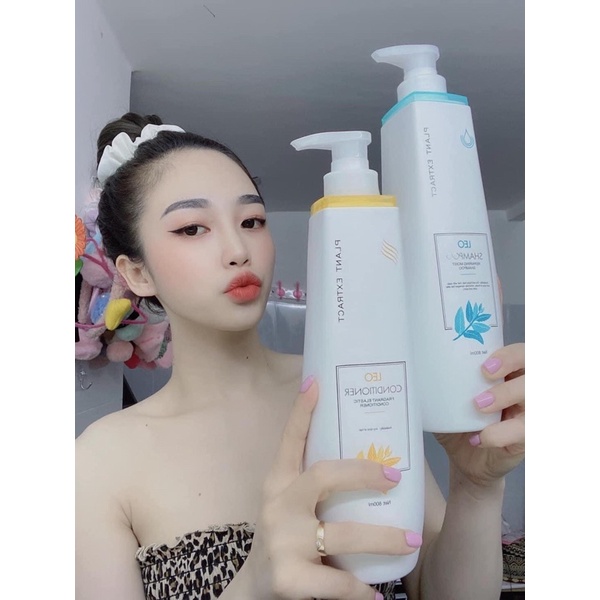 Cặp dầu gội xả phục hồi tóc hư tổn LEO PROSEE 800ml chính hãng