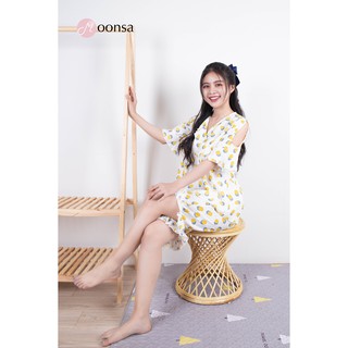 Bộ Đồ Ngủ Đũi Cô Bé Hạt Dẻ [ Moonsa ]