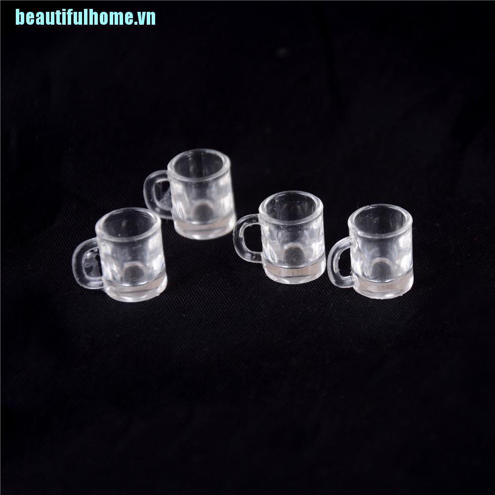 Bộ 4 Ly Uống Nước Đồ Chơi Cho Búp Bê