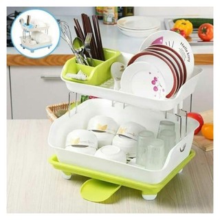Kệ úp bát 2 tầng