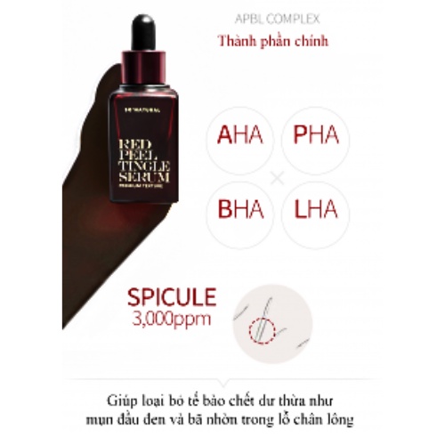 Tinh Chất Làm Mờ Thâm, Thay Da Sinh Học So'Natural Red Peel ( MÀU ĐEN )
