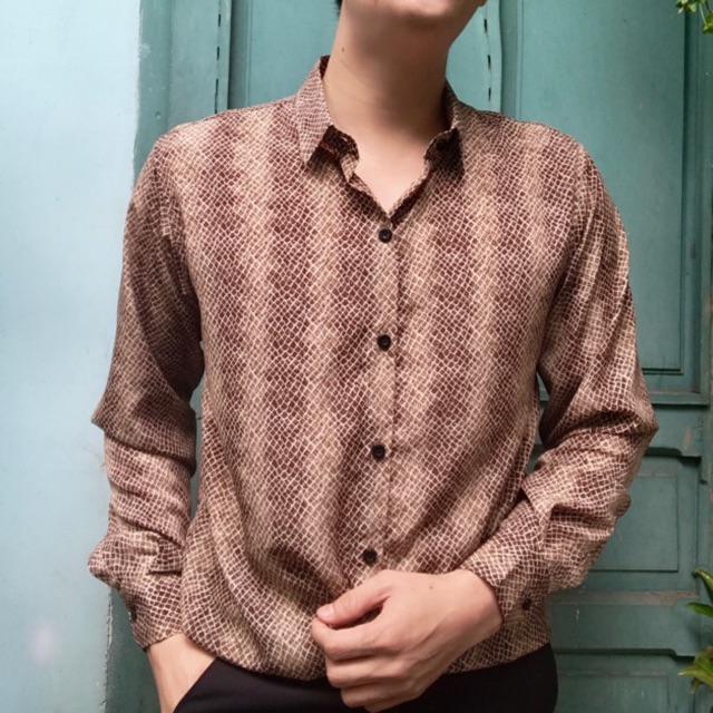 Sơ mi vải lụa lạnh mềm mịn mát