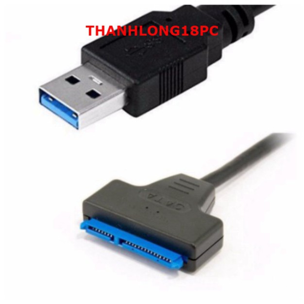 Dây Cáp Chuyển Đổi Kết Nối Ổ Cứng HDD Từ USB 3.0 Sang Sata 22 Pin 2.5 inch