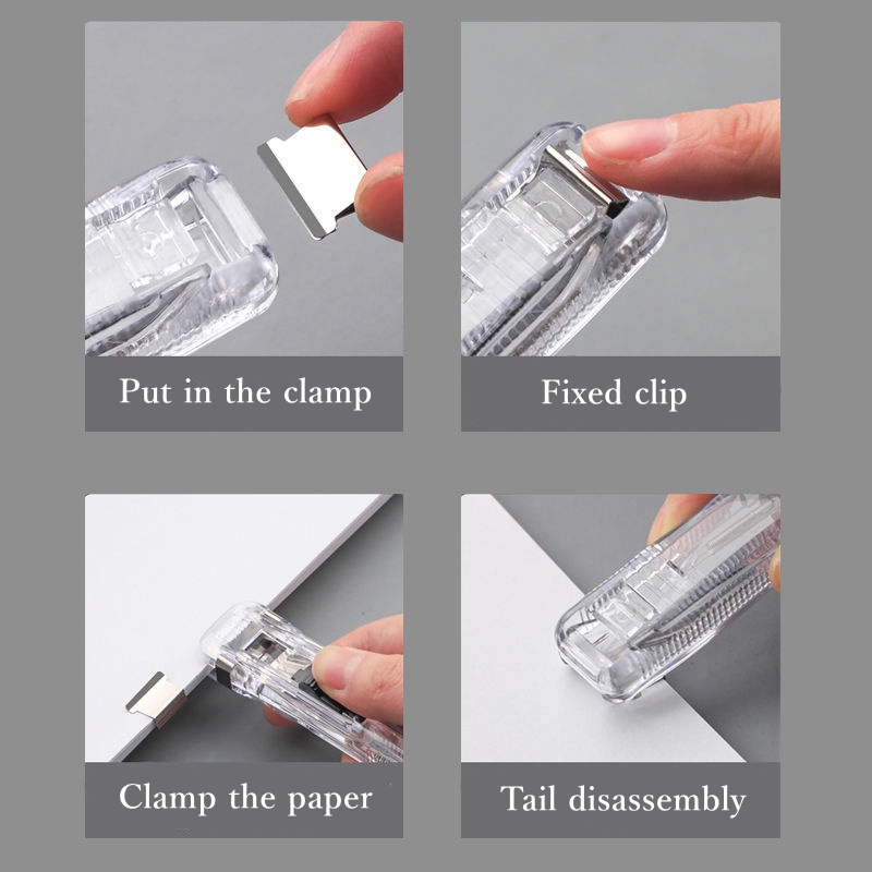 Dụng Cụ Dập Ghim Bằng Kim Loại Tiện Dụng Cho Văn Phòng / Trường Học