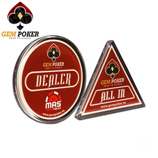 NÚT DEALER ALL-IN GEM POKER ĐỎ