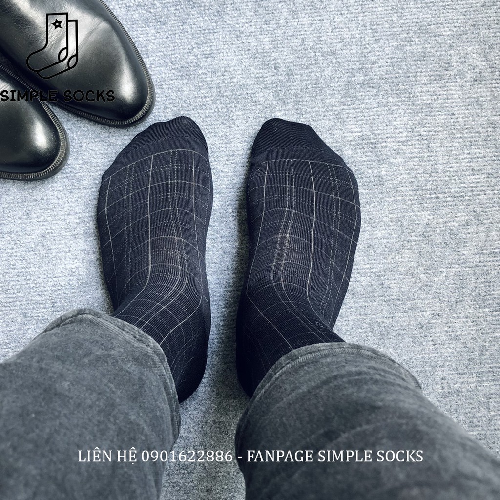 Vớ Mang Giày Tây ️- SIMPLE SOCKS - Tất Nam Công Sở Cổ Cao  Họa Tiết Basic Lịch Lãm Cực Đẹp Nhẹ Êm Và Siêu Khô Thoáng