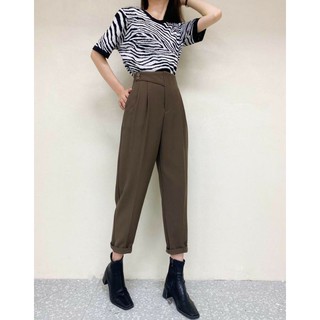 Quần baggy 2 khuy lệch