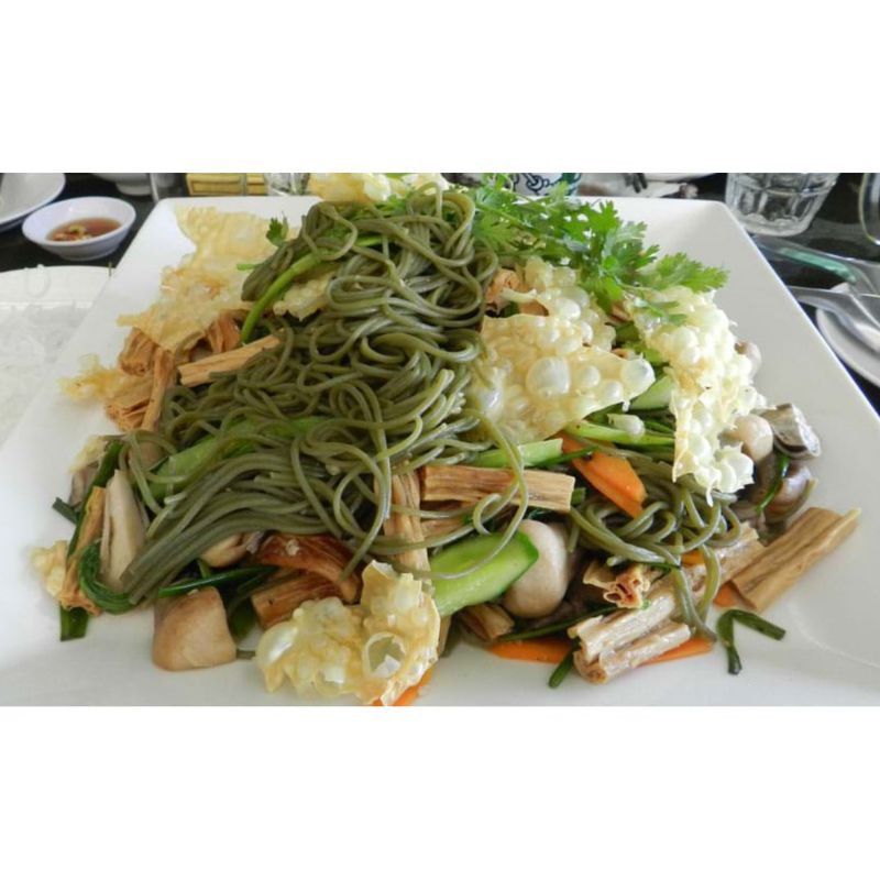 Bún chùm ngây đặc sản Cao Bằng siêu ngon eatclean /ăn kiêng giảm cân cung cấp vitamin và chất xơ cho cơ thể.