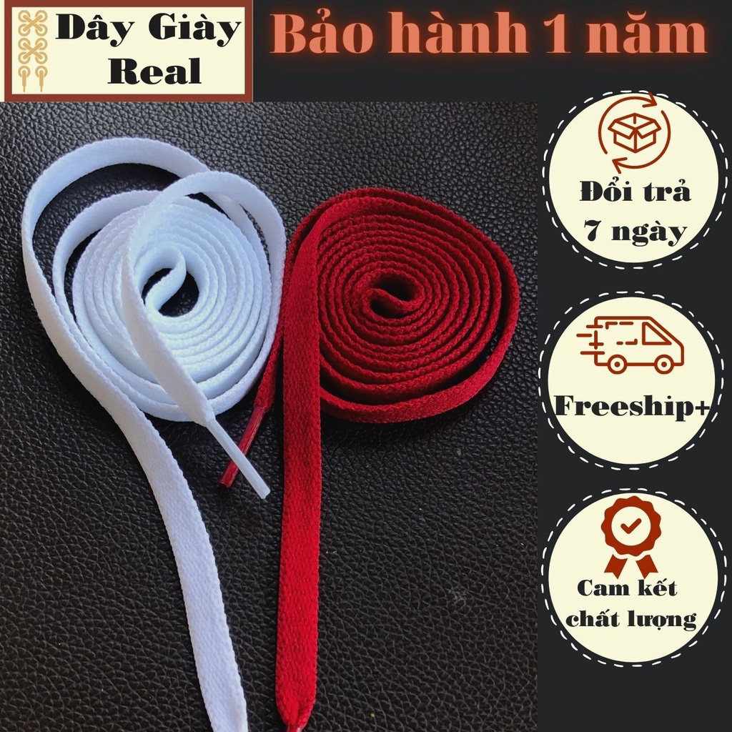 Dây giày Converse trắng, đỏ. Dây giày cổ cao