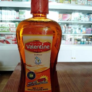Nước súc miệng Valentine chai 500 ml