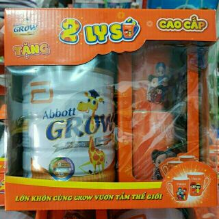 (Tặng 2 ly sứ) sữa bột Abbott Grow 4 900g date 2023 tặng ly ngẫu nhiên