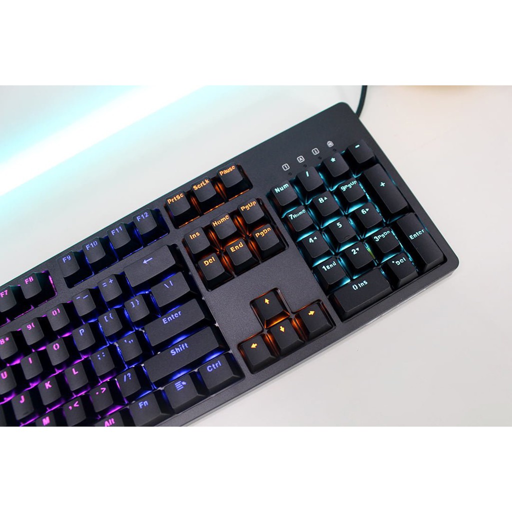 Bàn phím Gaming Edra EK3104 RGB LED( Blue / Brown / Red ,Huano switch )