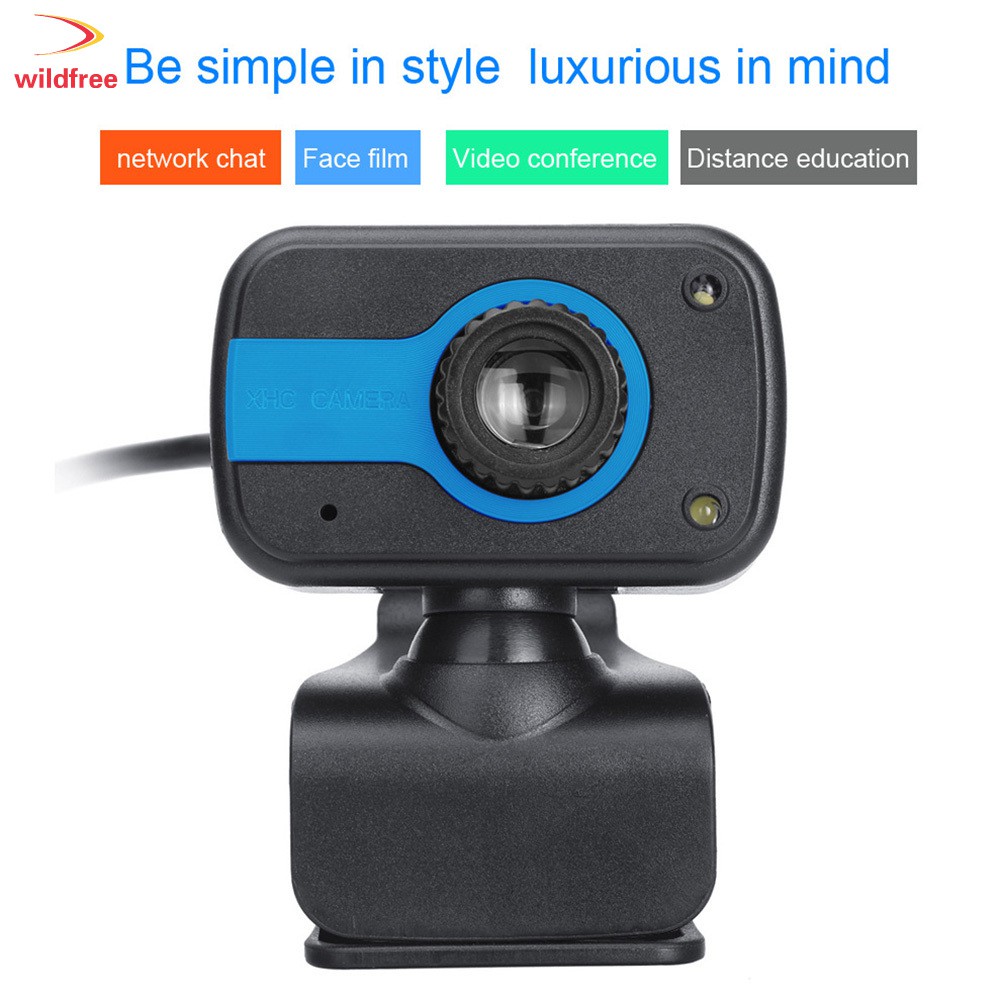 Webcam Usb Hd Có Kẹp Gắn Micro Cho Pc Laptop