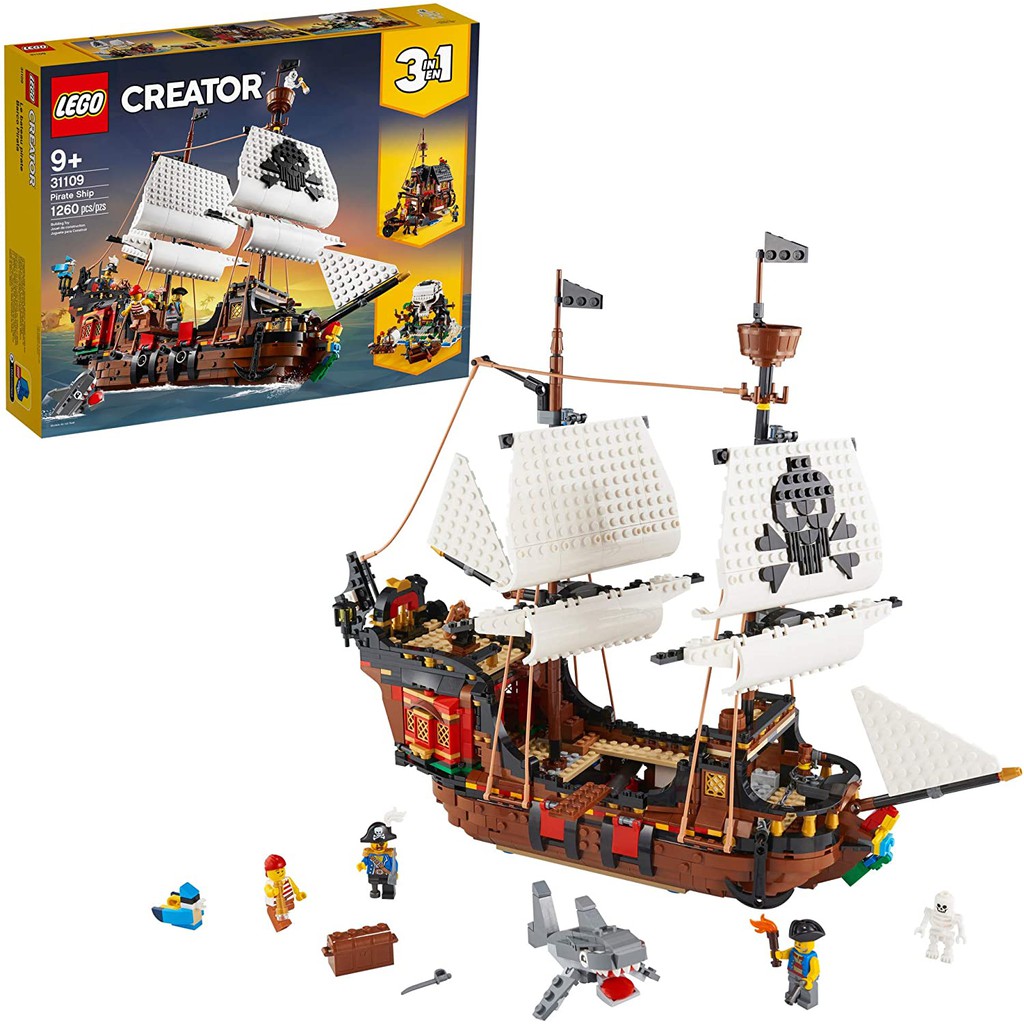 Đồ chơi lắp ráp LEGO CREATOR Tàu cướp biển 31109