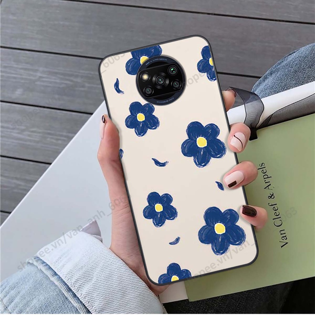 Ốp lưng Xiaomi Poco X3 / Poco X3 Pro in hình hoa, gấu rich bear nghệ thuật, thời trang