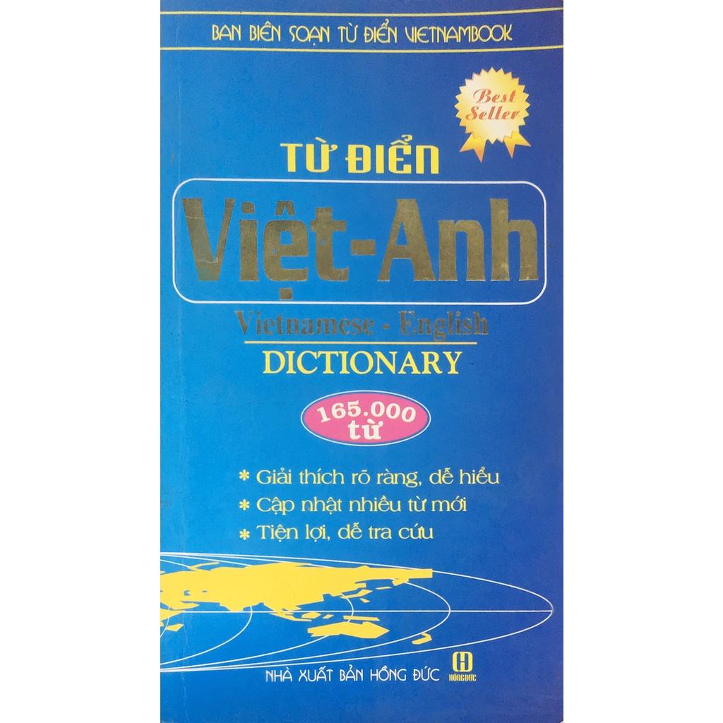 Sách Từ Điển Việt - Anh 165000 Từ - ndbooks