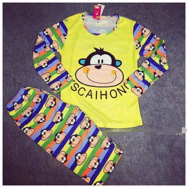 Bộ in hình khỉ 1234