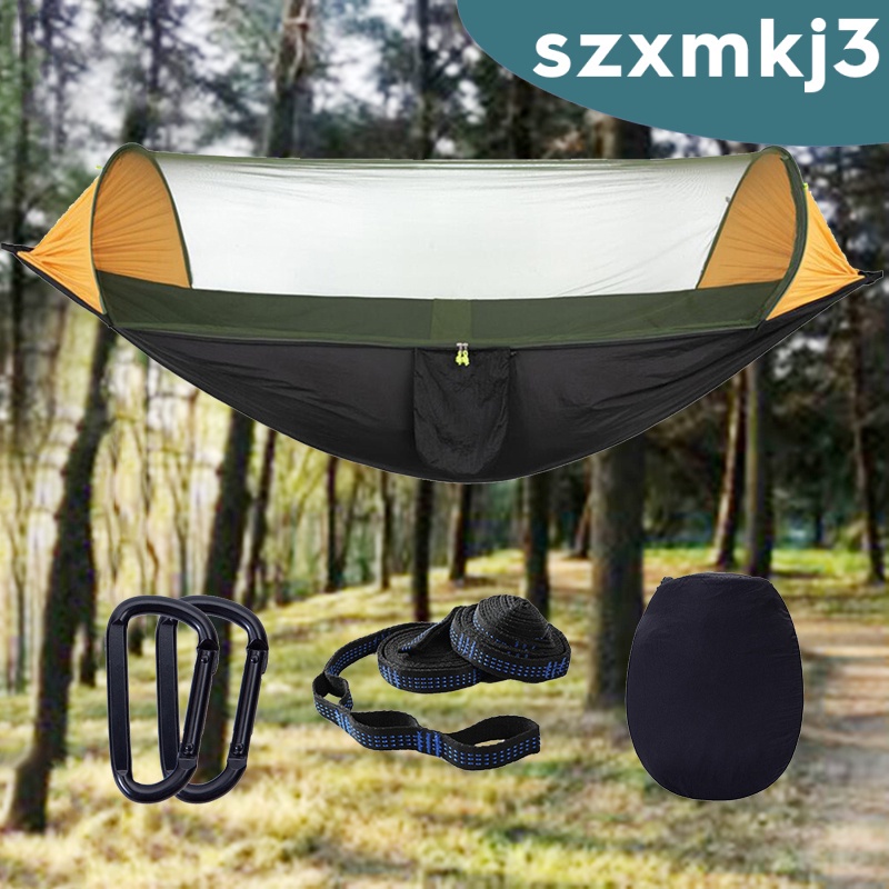 Võng Treo Kèm Màn Chống Muỗi Bằng Polyester Thoáng Khí Kèm Dây Đeo Tiện Dụng Mang Theo Du Lịch / Dã Ngoại Szxmkj3